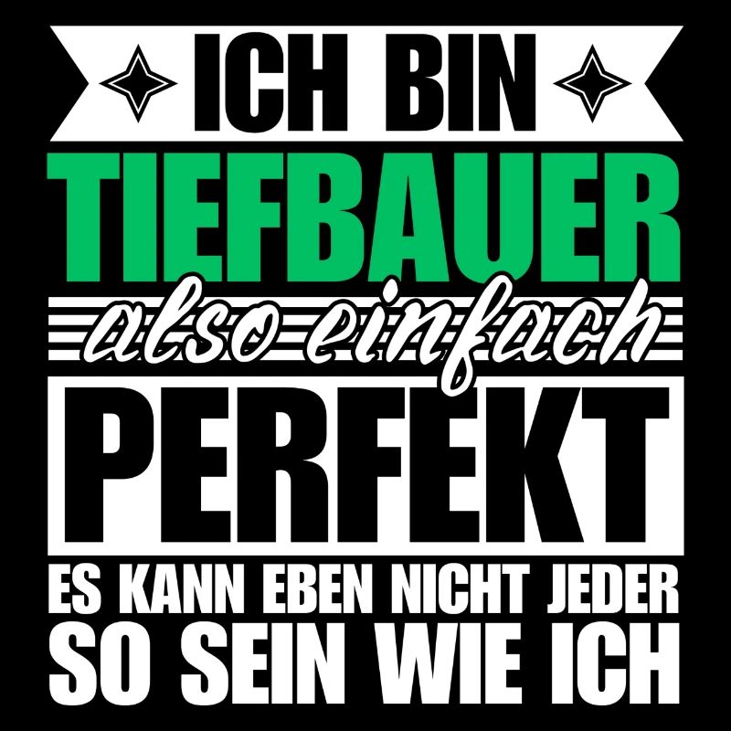 Perfekter Tiefbauer