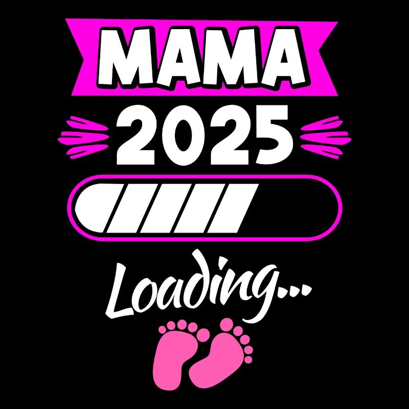 Mama 2025 Loading Schwangerschaft Verkünden Kind B