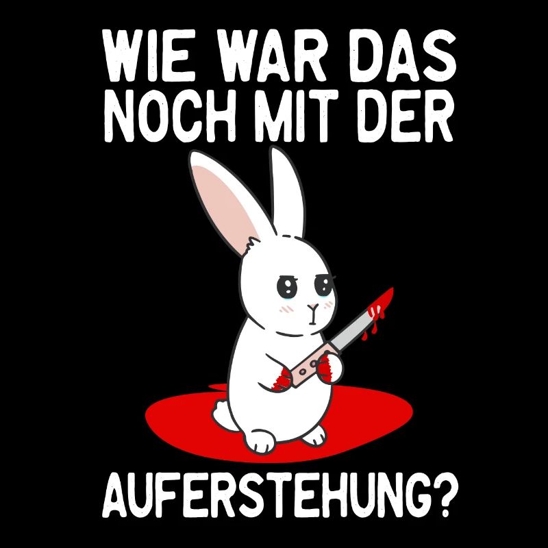 Sarkasmus Mörder Osterhase Auferstehung Halloween