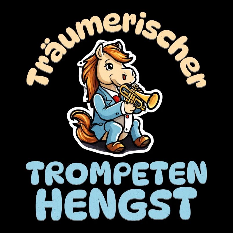 Träumerischer Trompeten Hengst - Pferde Trompete
