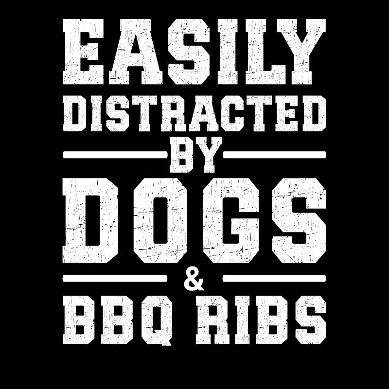 Facilement distrait par les chiens et les côtes levées au barbecue