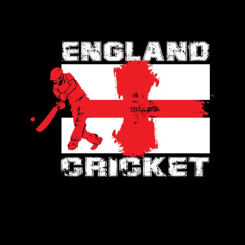 Drapeau de joueur de cricket en Angleterre