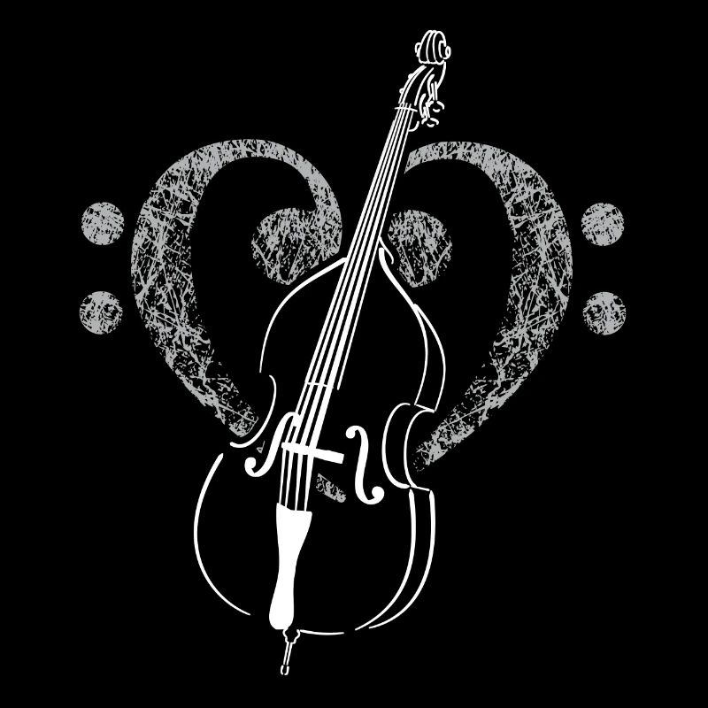 Contrebasse clé de basse