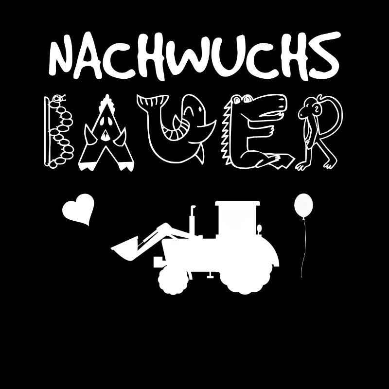 Nachwuchs Bauer Geschenk Geburt Landwirt
