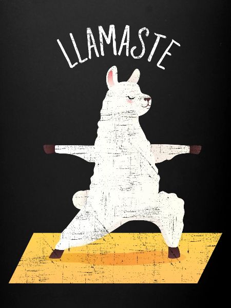 Llamaste | Yoga Llama Design