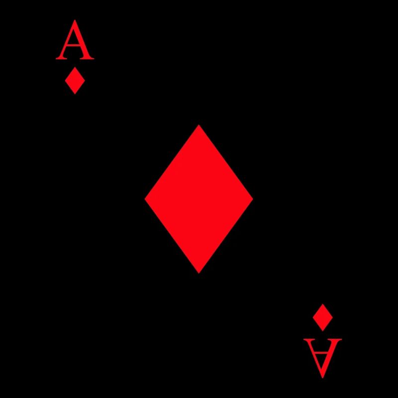 Jeu de cartes as de pique