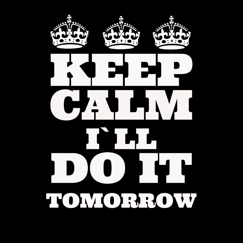 Funny Novelty Keep Calm I ll Do it Tomorrow Gift