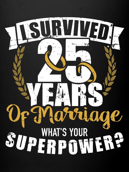 Silver wedding anniversary