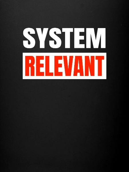 Systemrelevant System relevant
