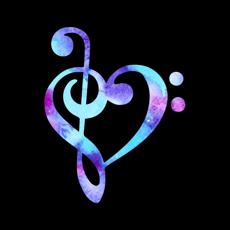 Music Notes Bass Keys Clef Techno