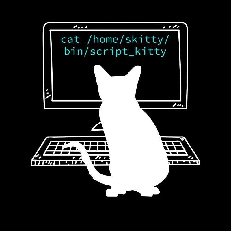 Katzenbesitzer Programmierer Coder Informatiker