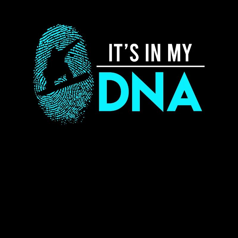 Boarder Snowboarder DNA Spruch Snowboard