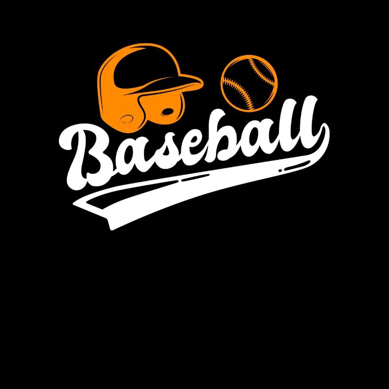 Casque de baseball Lettrage de baseball Équipe de baseball