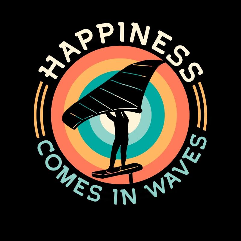 Happiness comes in Waves Wingsurf Wingfoil
