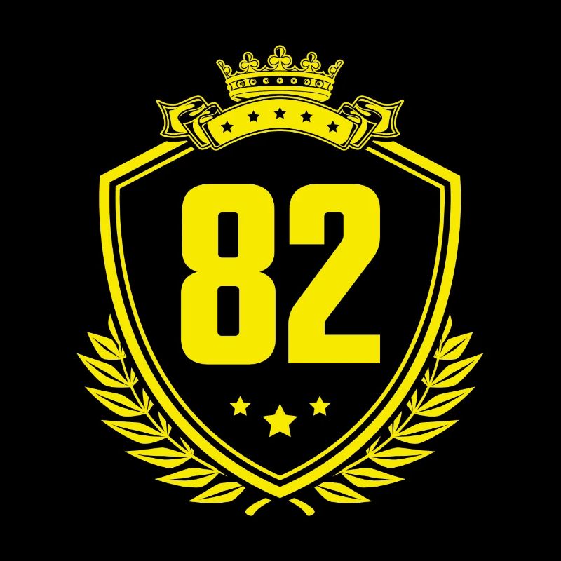 82 Zahl Wappen