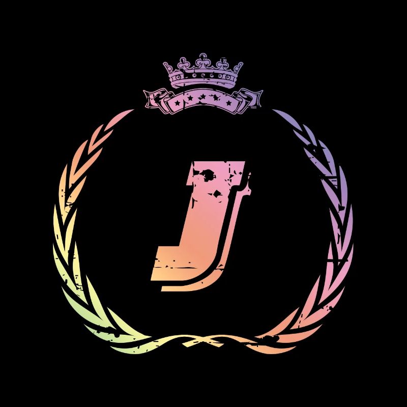 J Letter wreath