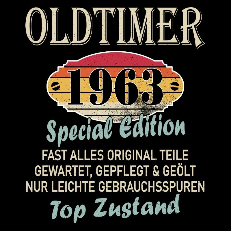 Oldtimer Modell 1963 - 60. Geburtstag