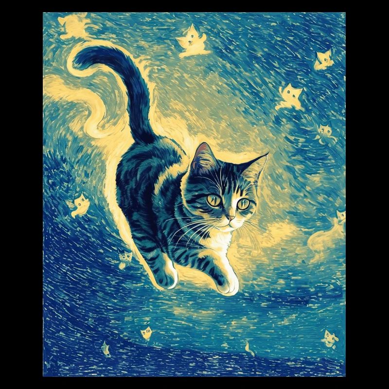Surreal Impressionistic Cat Impressionism Cats Ar