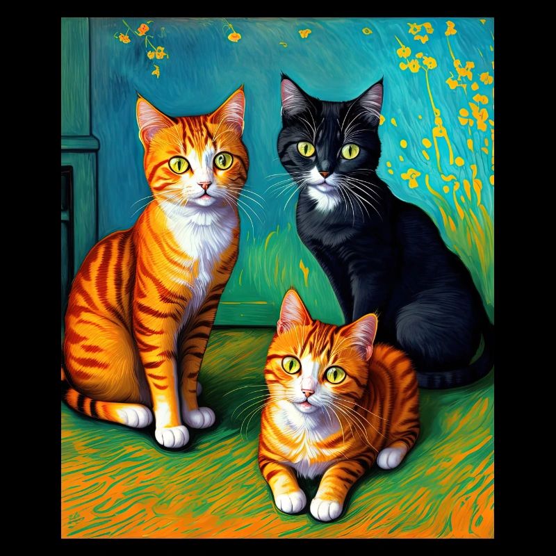 Surreal Impressionistic Cat Impressionism Cats Ar