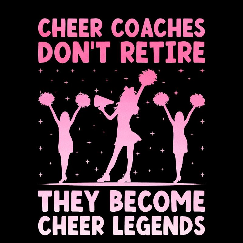 Cheerleading Coach Cheer Coach Cheerleader Cheer T