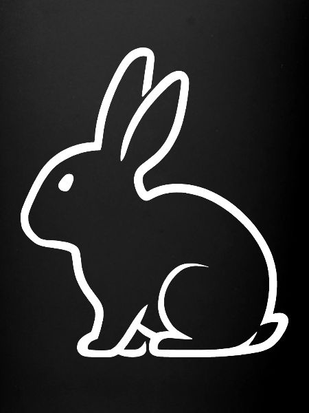 White Rabbit Silhouette