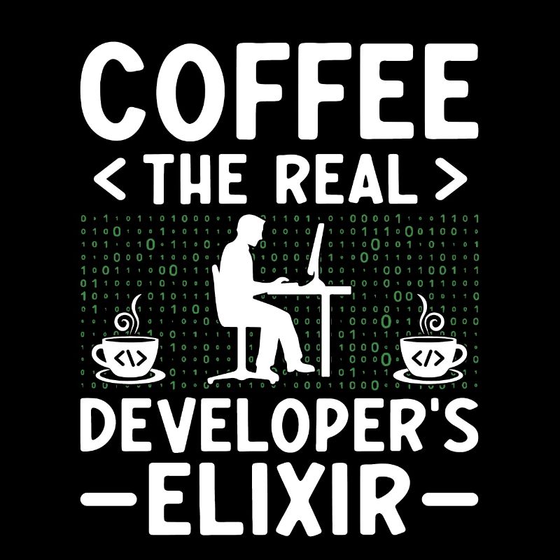 Coffee Coding Programmer Coder Developer Nerd Coff