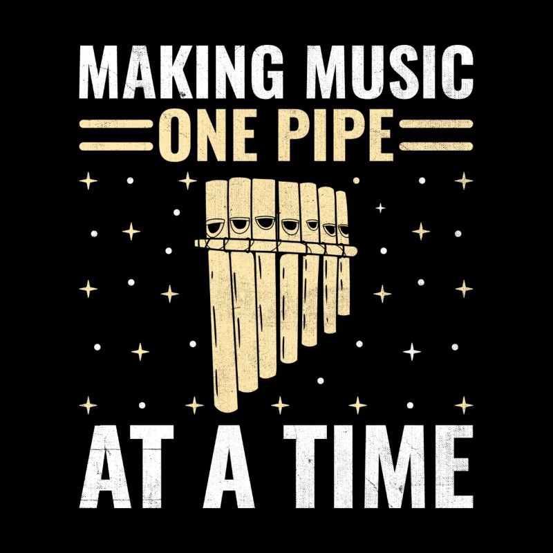 Pan Flute Player Pan Flutist Marching Band Music I