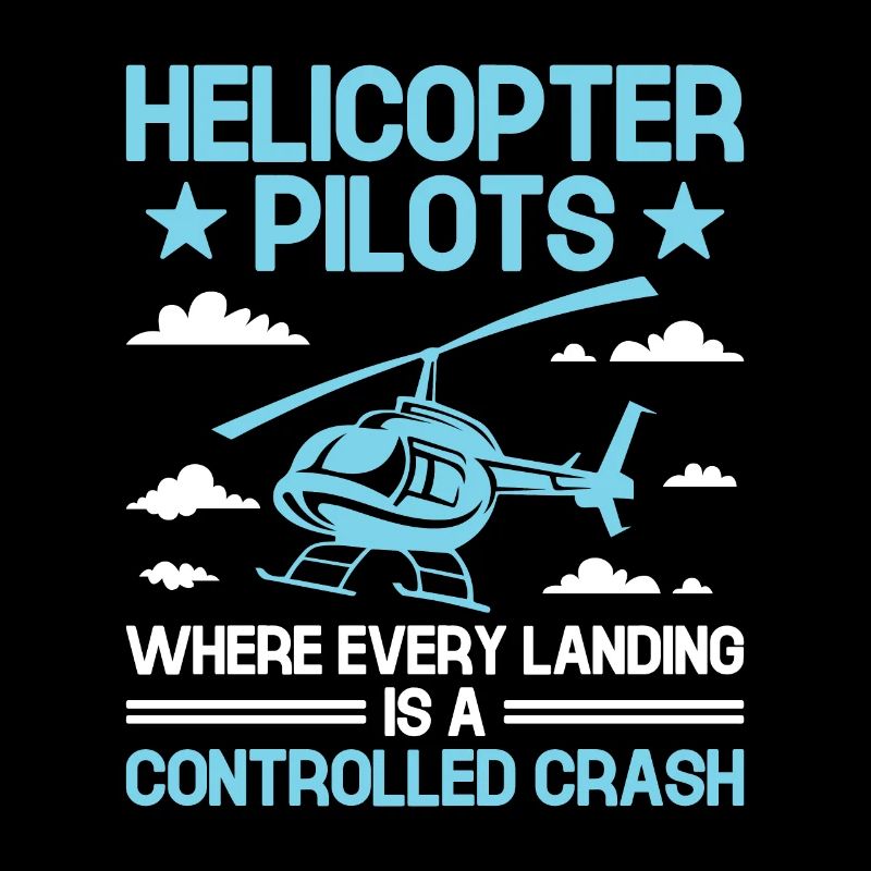 Hubschrauberpiloten, bei denen jede Landung eine Kontrolle ist