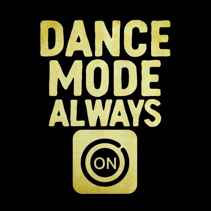 Mode danse toujours activé pour danseur dansant
