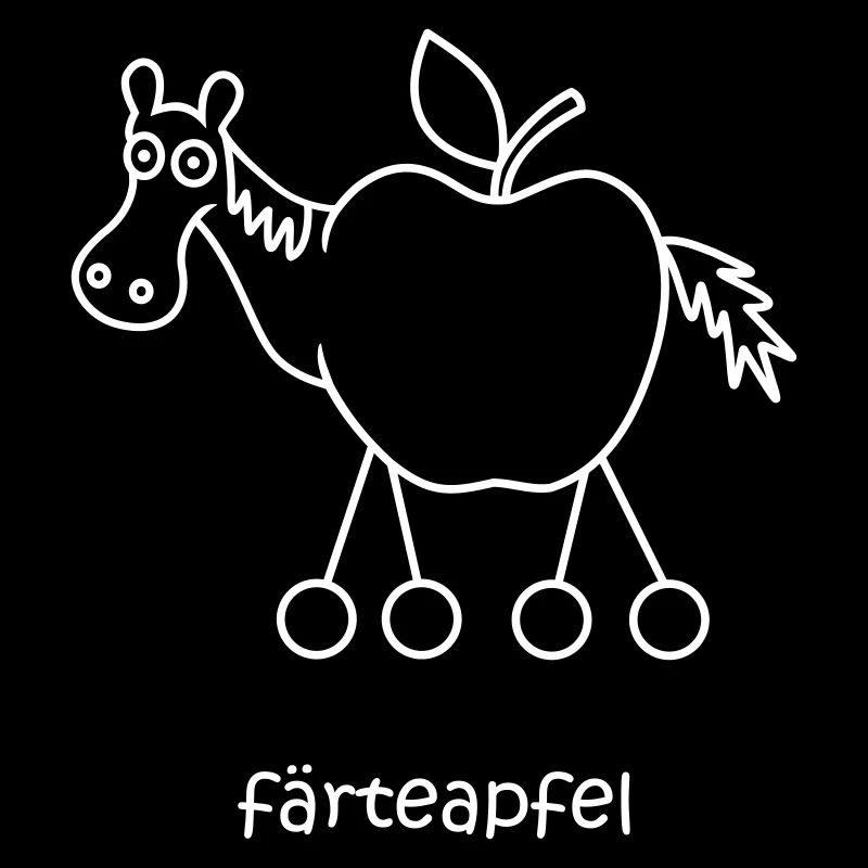 Pferdeapfel, färteapfel, färt, Apfel,