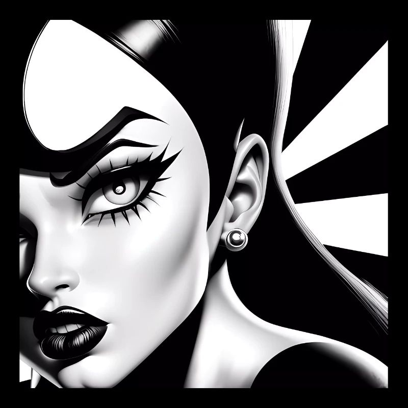 Monochrome Pop Art
