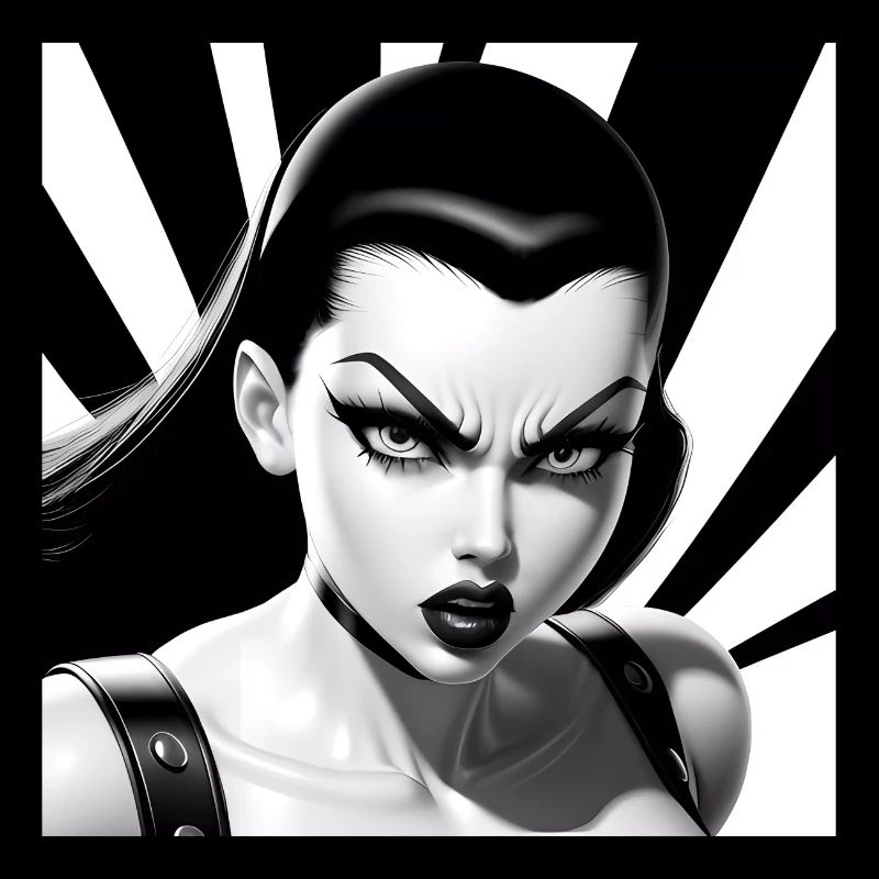 Monochrome Pop Art