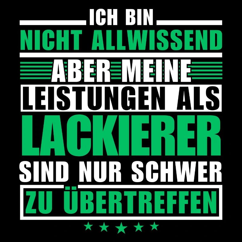 Unübertroffene Leistung als Lackierer