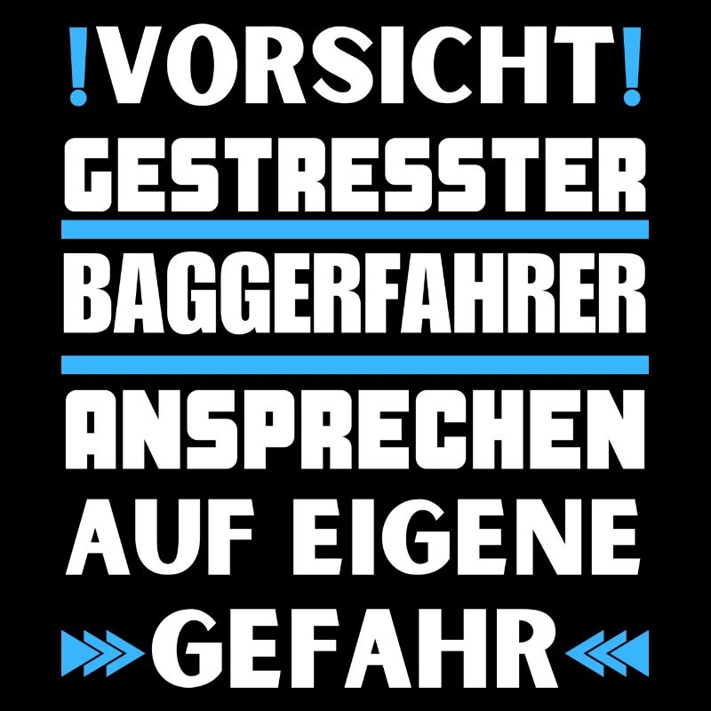 Do not approach stressed excavator driver!