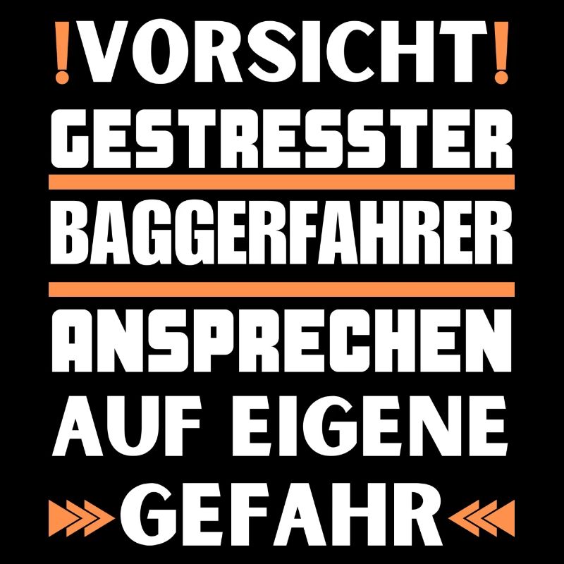 Do not approach stressed excavator driver!