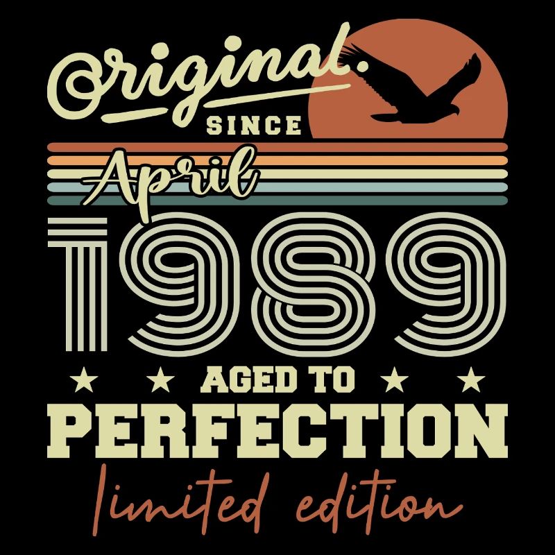April 1989 Gift | 36th Anniversary April 1989