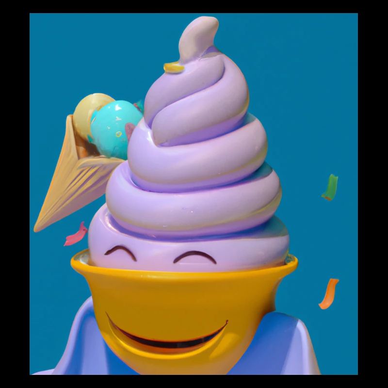 Karikatur-Eiscreme-Cuties