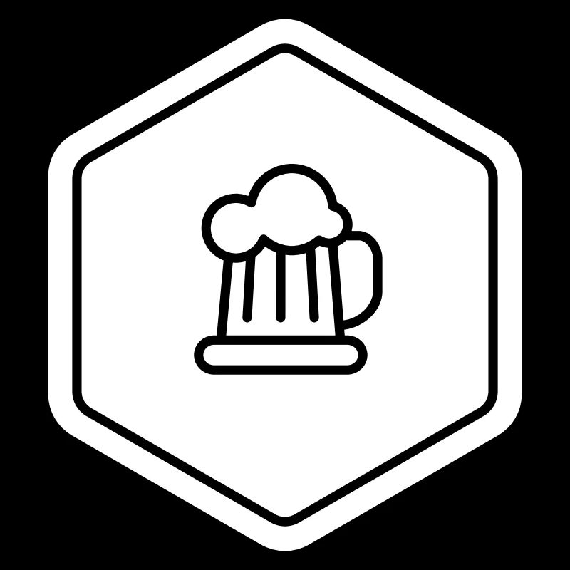 Discreet beer logo for the bachelor party – Bräutigam team