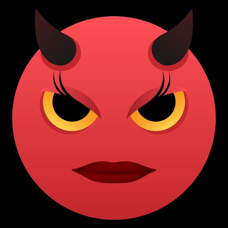 Halloween she-devil emoji