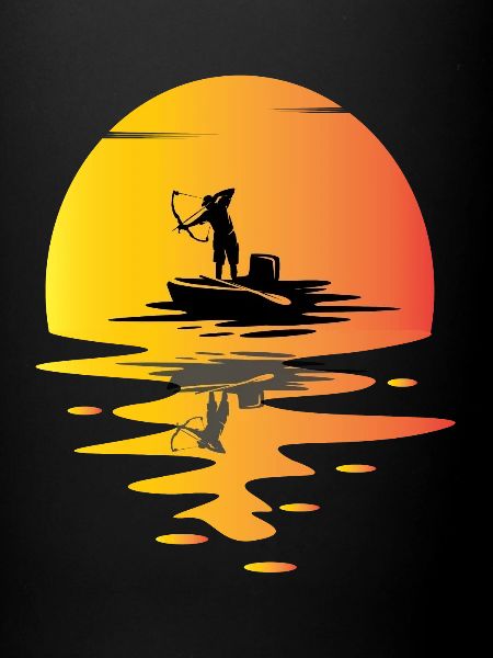 Bow Fishing Sunset
