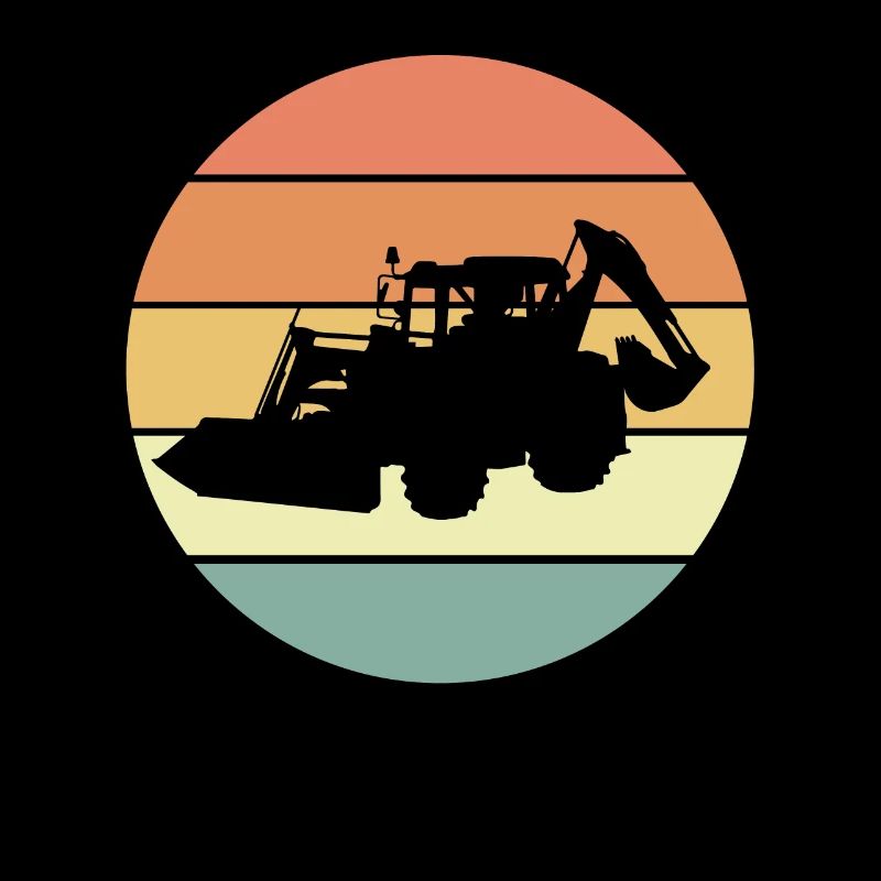 Baggerbagger-traktor-t-shirt