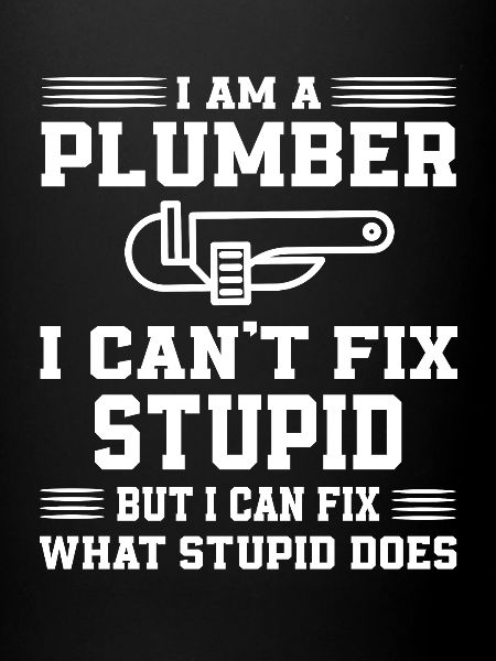 Funny plumber's gift