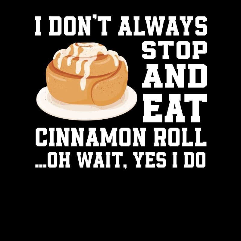 Funny Cinnamon Roll Design