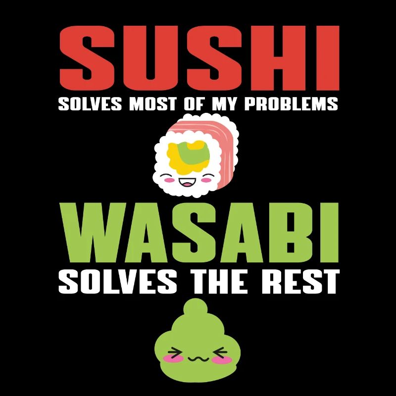 Sushi et wasabi