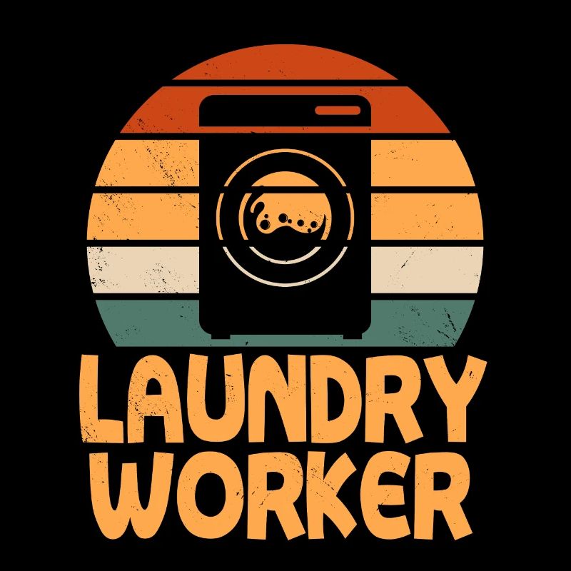 Retro Laundry Staff Design