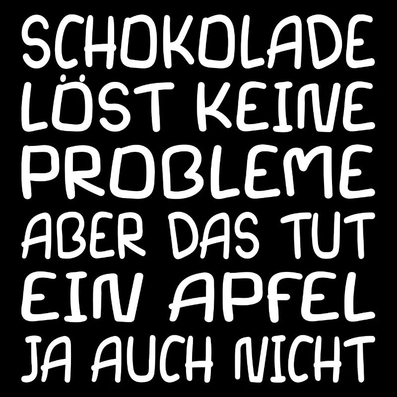 Schokolade Spruch Fun