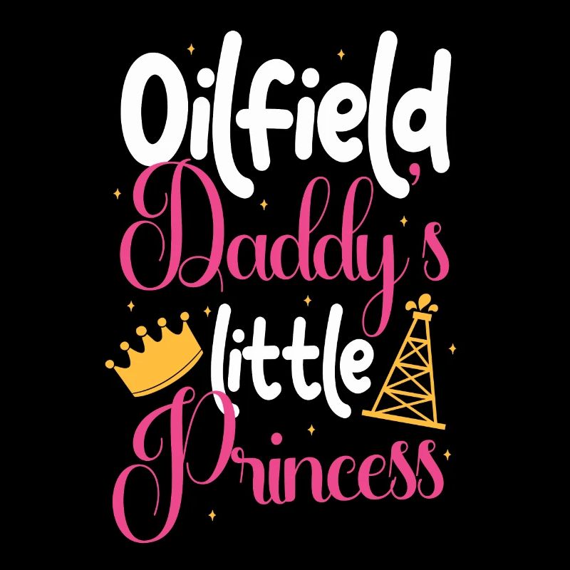 Ölfeld Papas Kleine Prinzessin