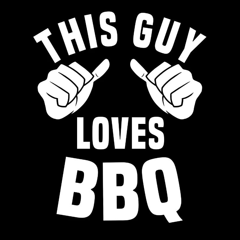 This guy loves BBQ