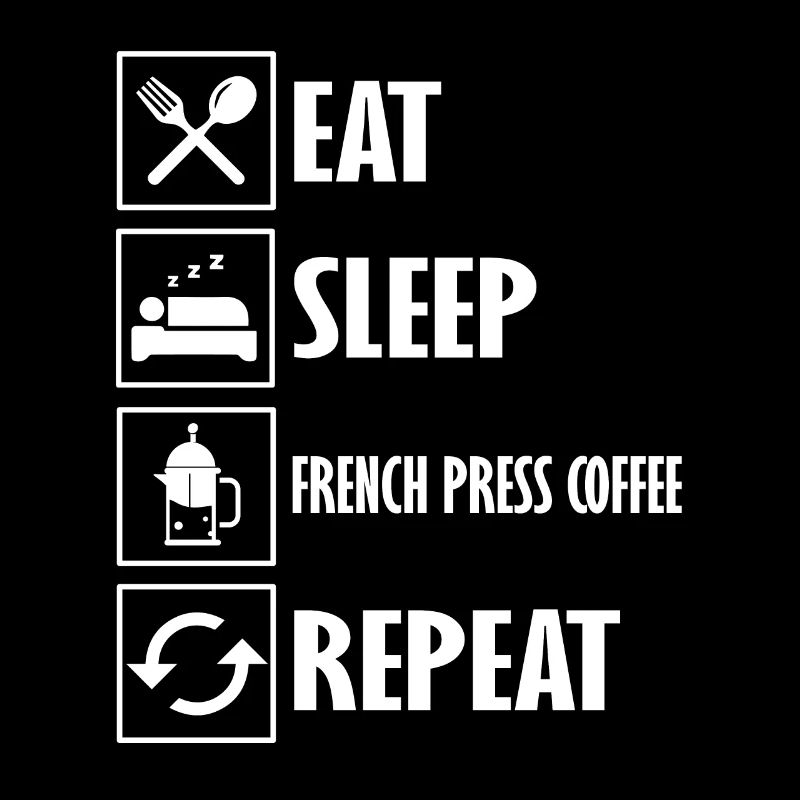 French pressed coffee