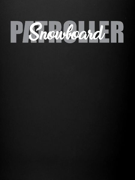 Patrouilleur de snowboard